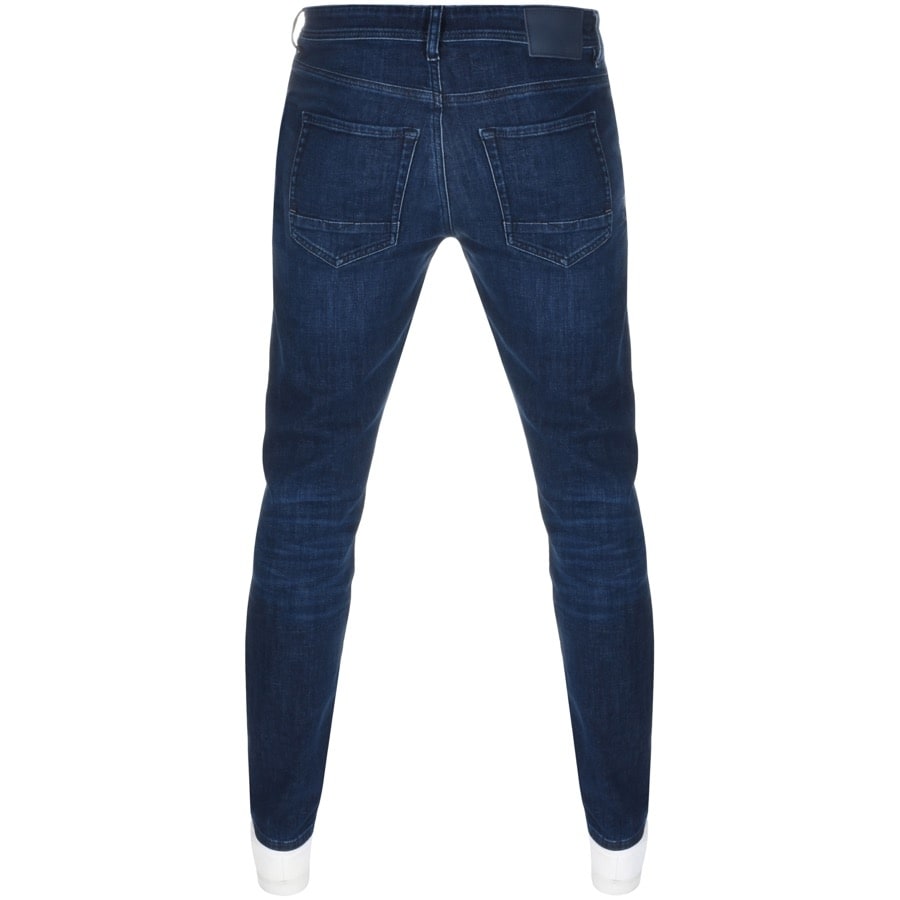 Alternative Image for ProductBOSS Taber Tapered Fit Jeans Navy2